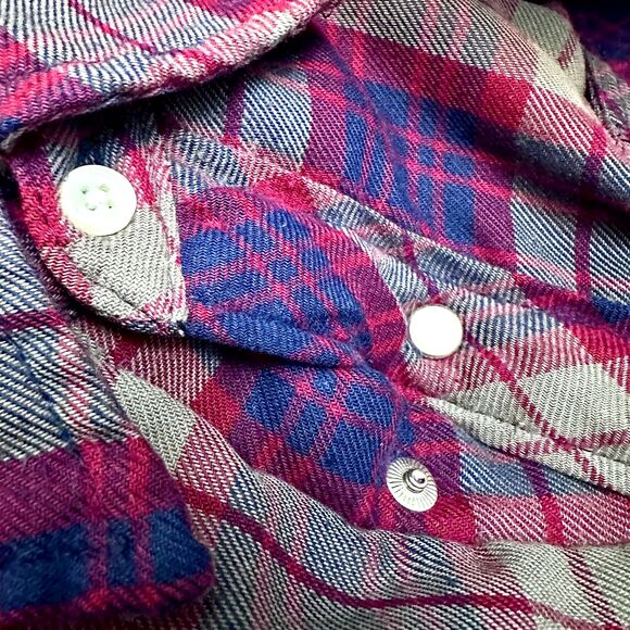 Vintage Wrangler Western Workwear Shacket XL Quilted Flannel Y2K - Picture 4 of 9